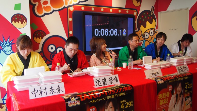 たこ焼き, 三宅智子, 大食い