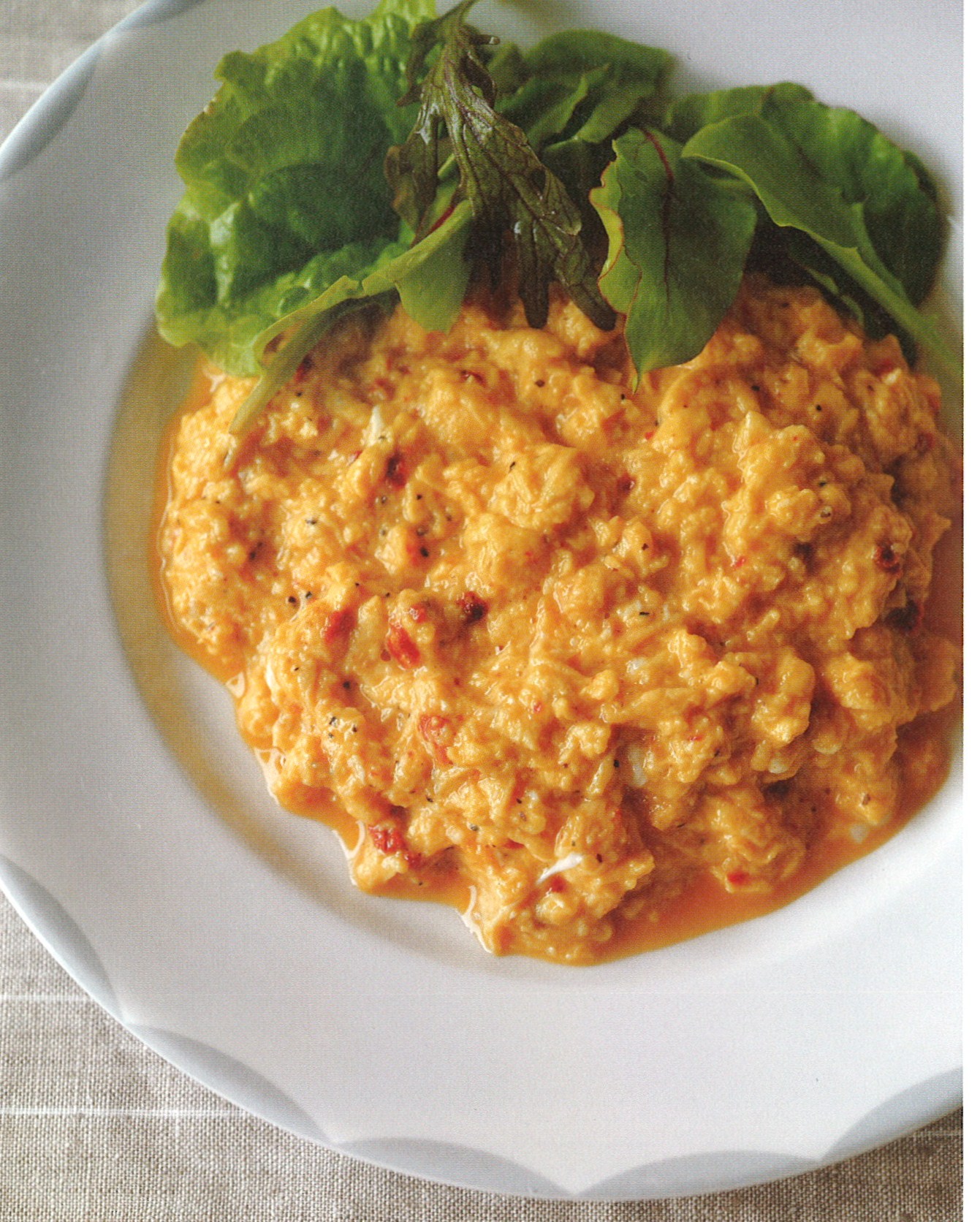 スクランブルエッグ,ゼラチン