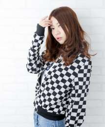 GOD SAVE LA　チェッカー柄ブルゾン