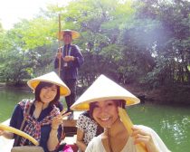 栗林公園　和船体験