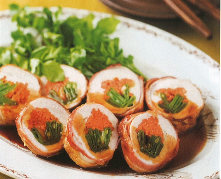 鶏むね照焼チキンロール（ＥＳＳＥ2015年1月号より）