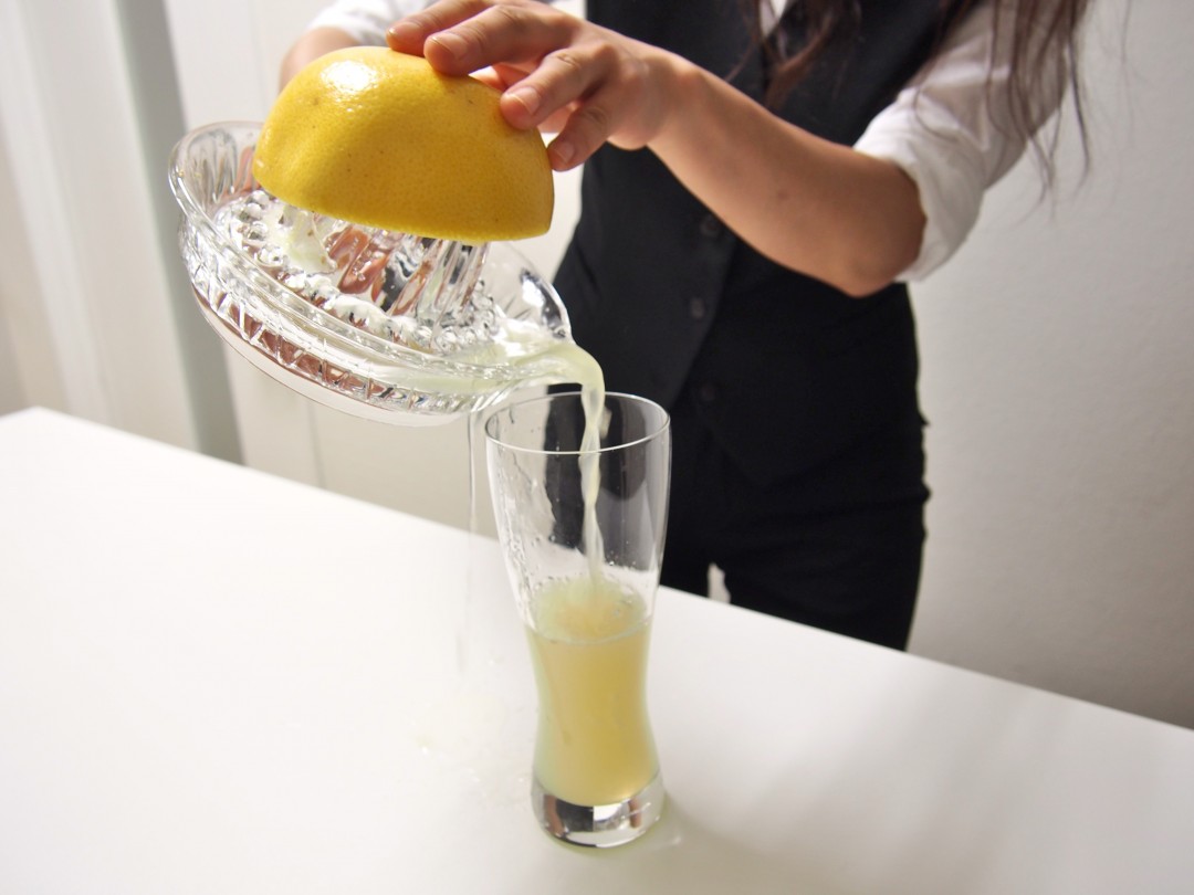 グレープフルーツビール（作り方2）