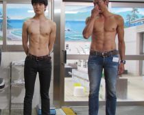 左から、入江甚儀さん（22歳・俳優）と岩永洋昭さん（36歳・俳優）