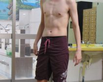 水着姿も爽やか