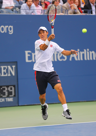 錦織選手（2014年全米オープン）