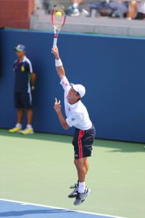 錦織選手のサーブ 錦織選手のサーブ