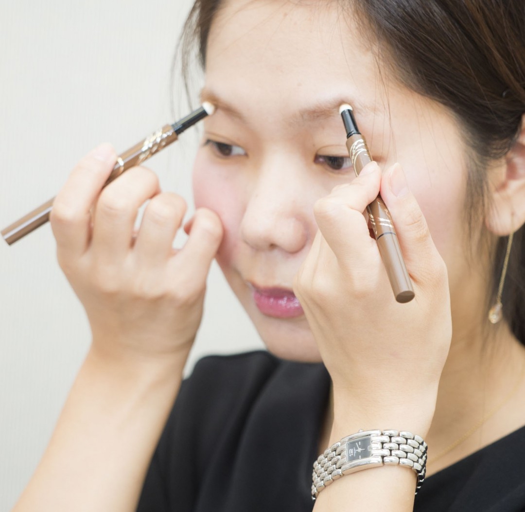 眉山から描き始める