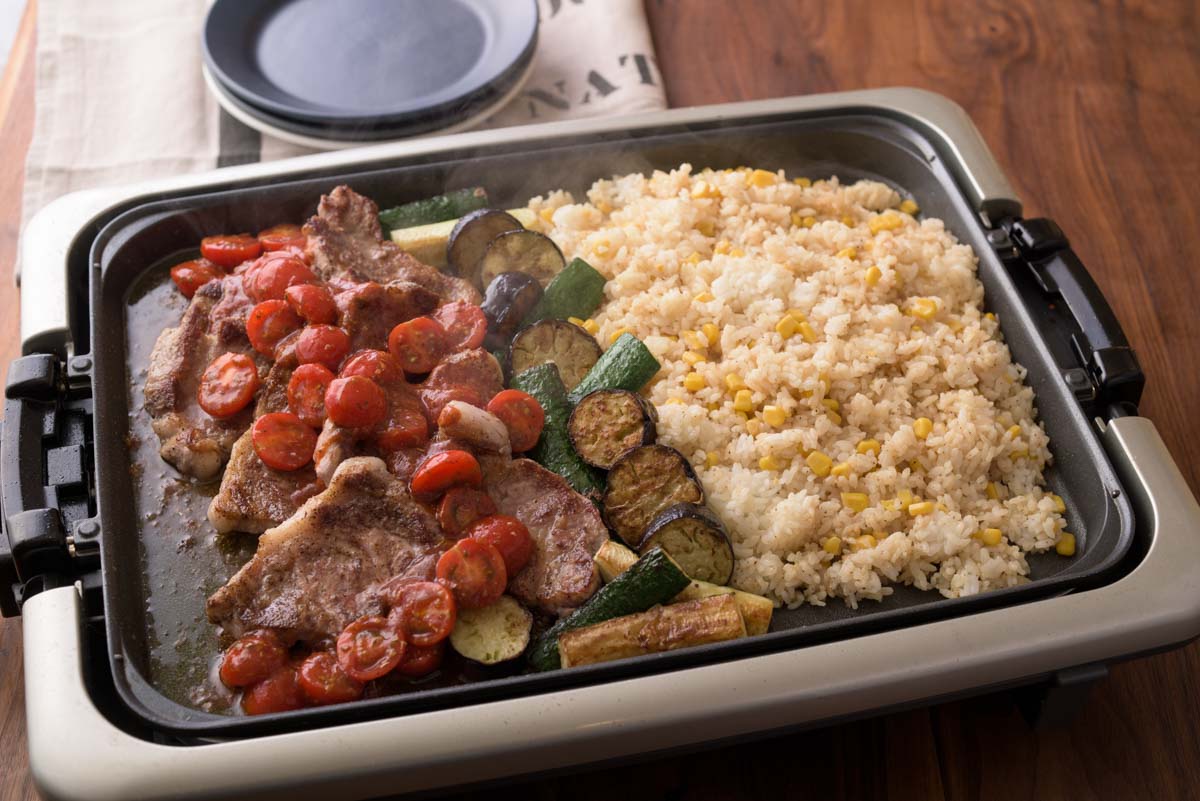 肉と野菜とライス