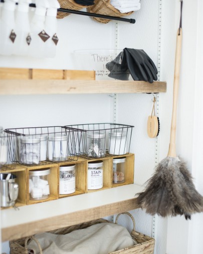 洗面所の掃除コーナー