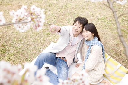 お花見デート お花見デート