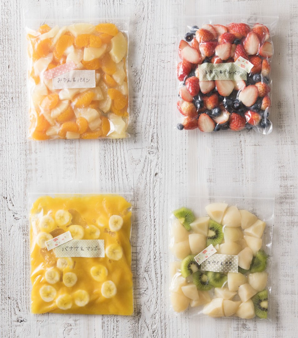【果物の冷凍】