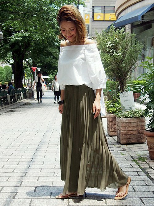 プリーツスカート2