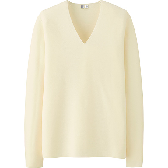 MEN ミラノリブVネックセーター