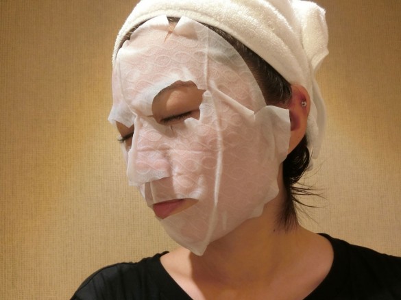 toocoolforschoolのSMARTFIT3DMASK　装着