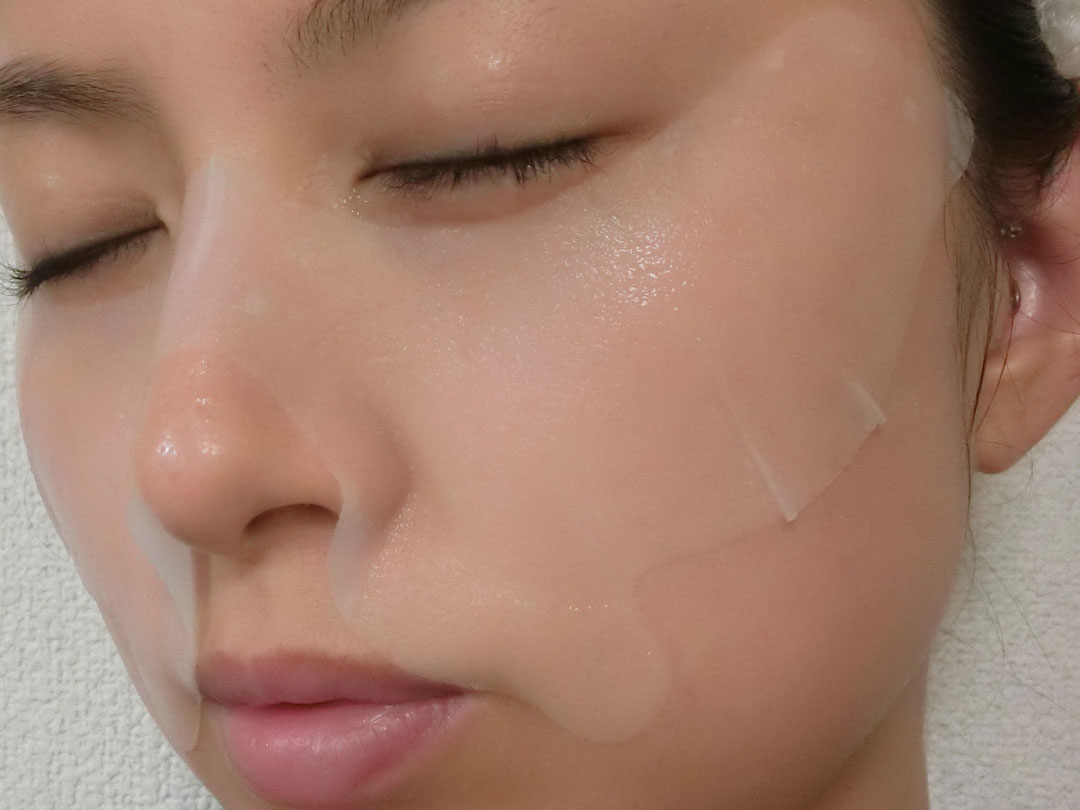 too cool for schoolのapplezone butterfly mask　装着