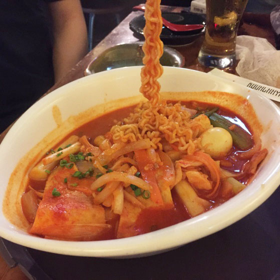 ラッポギ（ラーメンとトッポギ）