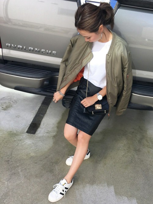 レザースカート