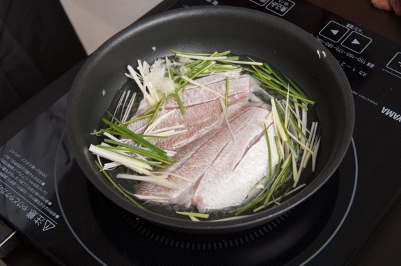 ライザップ料理教室鯛のポッシェ