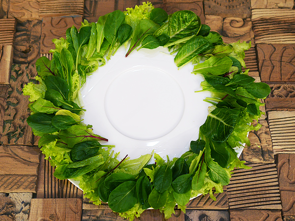 クリスマスリースはっぱ