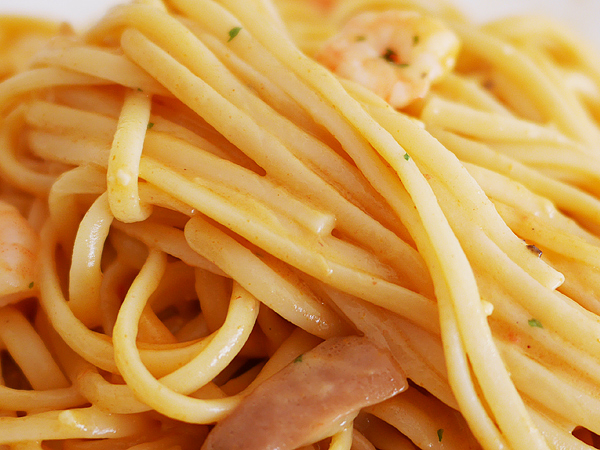 冷凍パスタ中身アップ