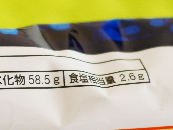 冷凍パスタ塩分