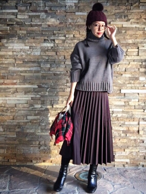 ビッグシルエットニット