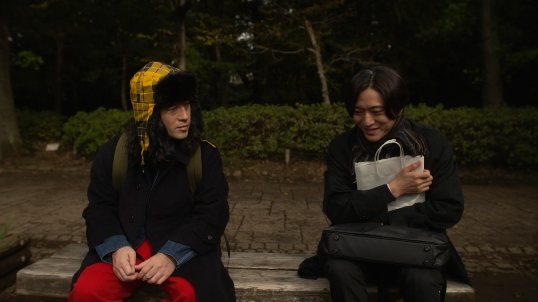 井の頭公園で話すシーン