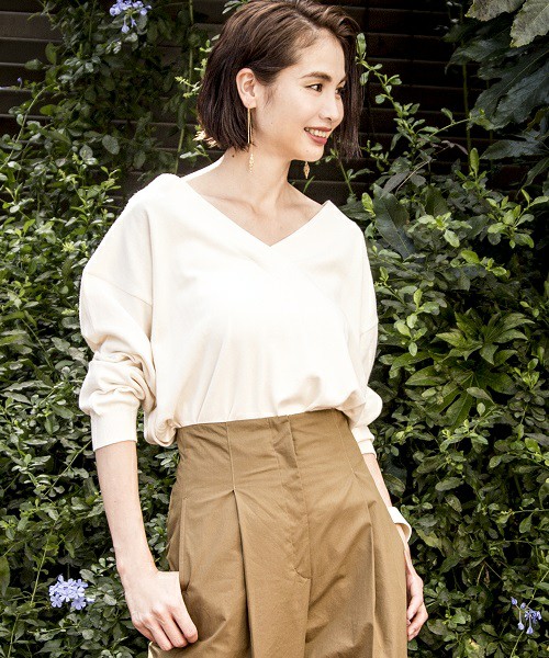 COTTON CASHIMER PULL OVER