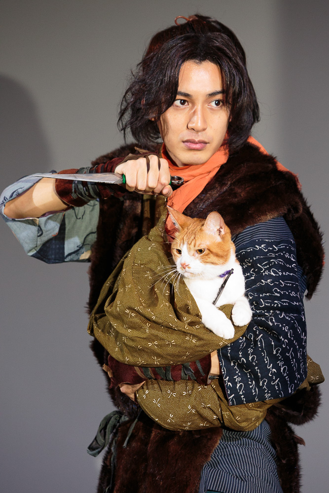 猫忍　忍者ポーズ