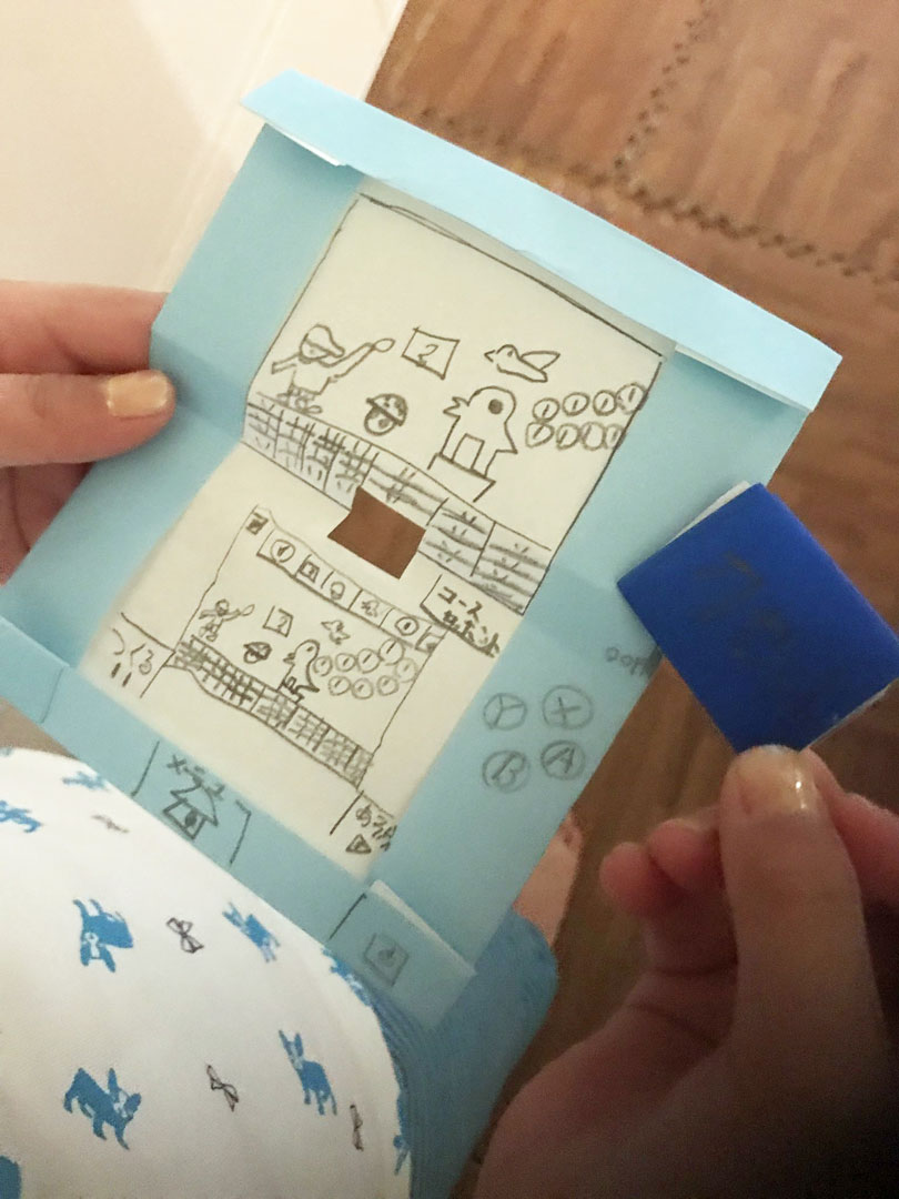 こちらが実際の折り紙3DSとカセット