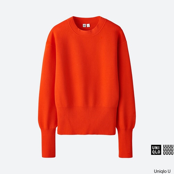 ミラノリブクルーネックセーター