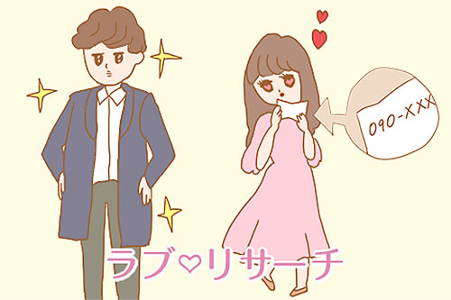 一目惚れしている女性 一目惚れしている女性