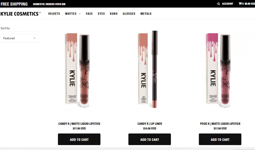 カイリーコスメティックス