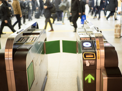 駅の自動改札