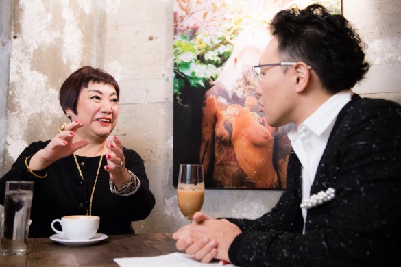 湯山玲子さんと森林原人さん_4