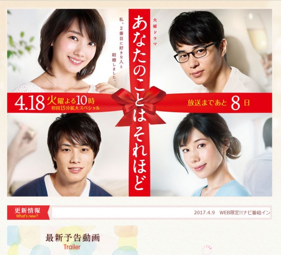 「あなたのことはそれほど」公式サイトより