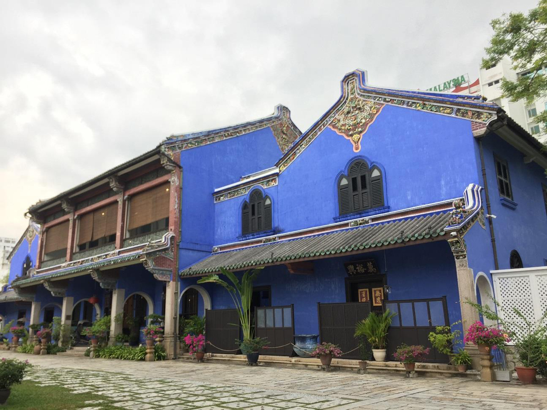 ブルーマンションと言われる歴史的な建物