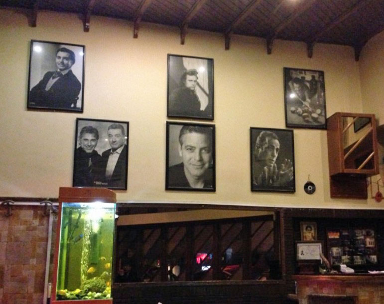 北テヘランにあるカフェ（千葉さん撮影）