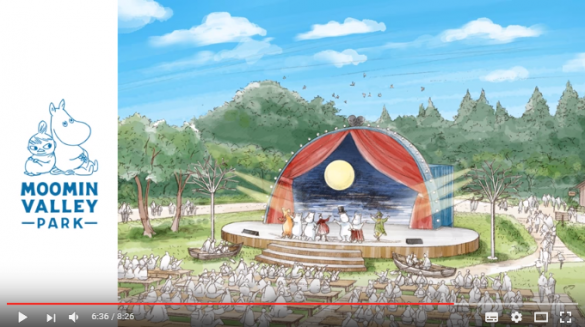 ムーミンパークのコンセプト紹介動画より