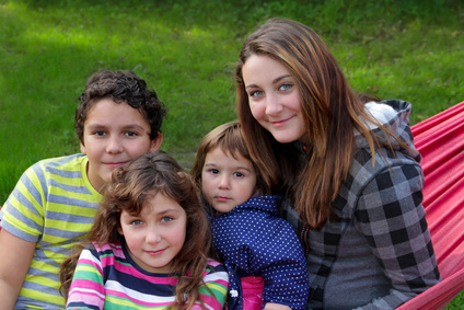 3兄弟と母親 3兄弟と母親