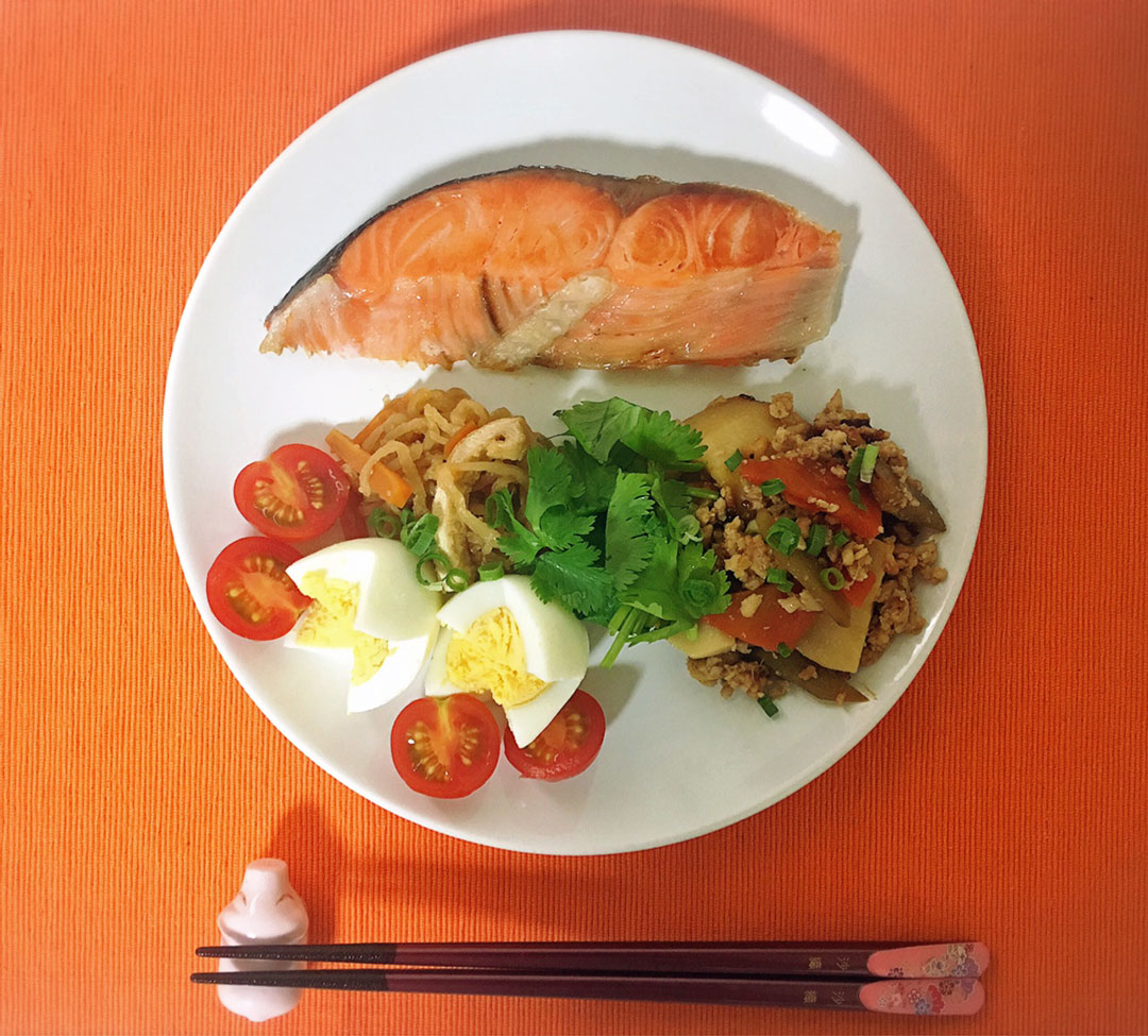 19時半からレッスンがある日の夕食