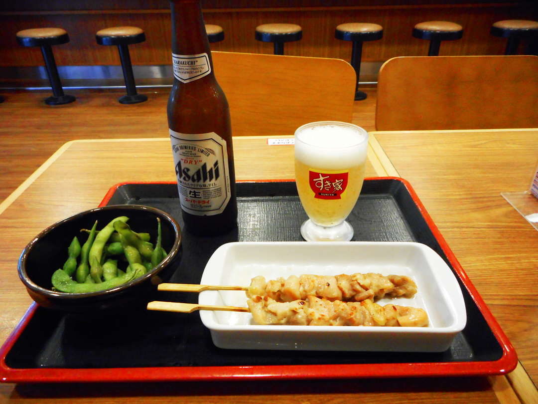 すき家　呑みすきセットA　焼き鳥セット560円