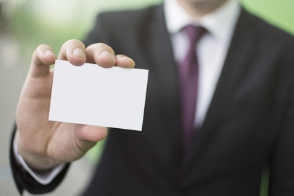 名刺を見せてもらう
