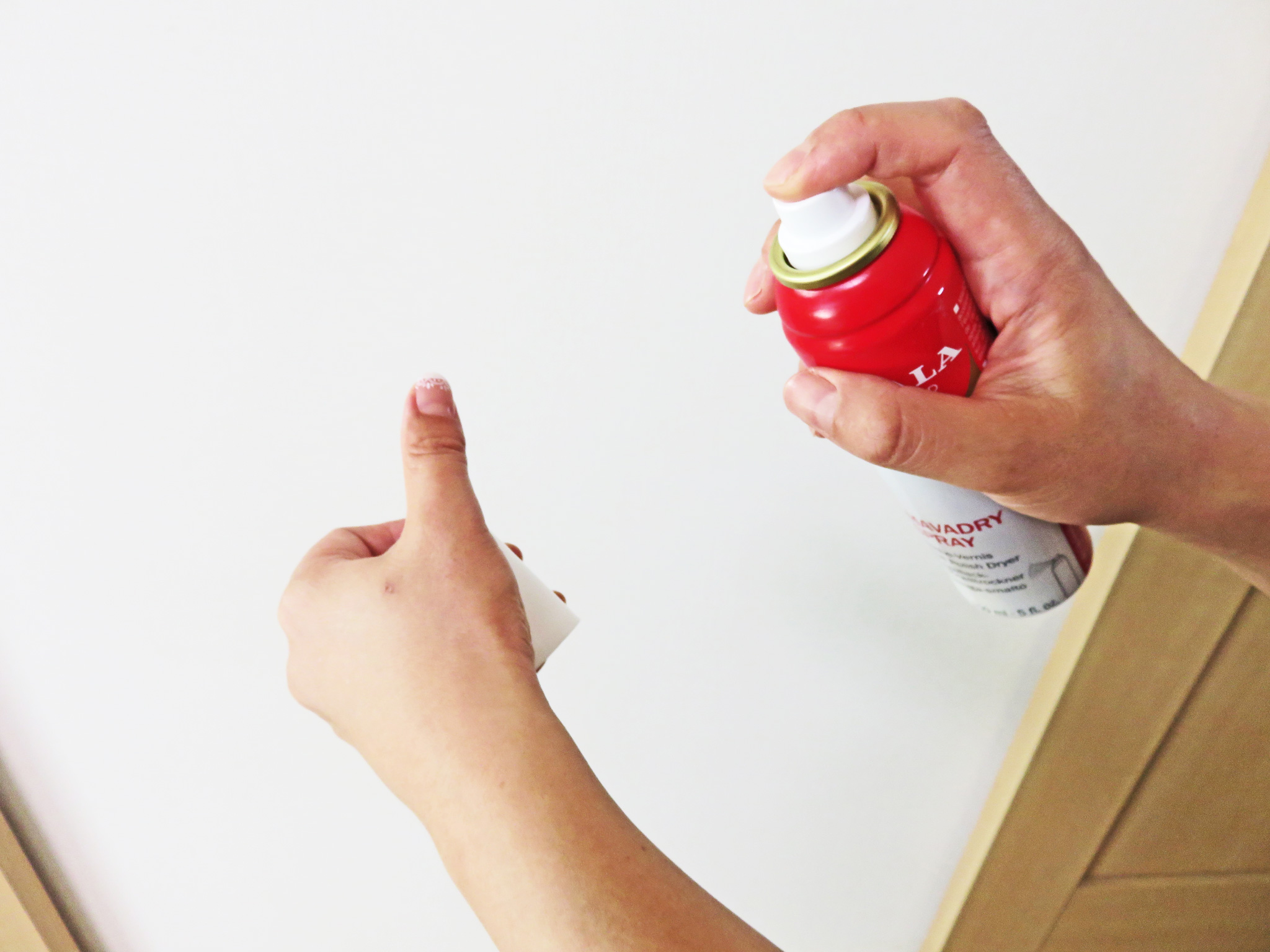 手順4　速乾スプレー