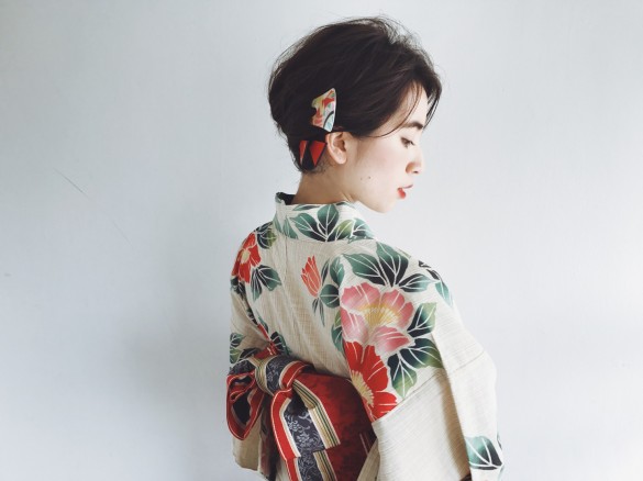 浴衣ヘア　アレンジその2