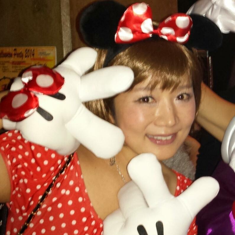 ウィッグ姿。ハロウィン