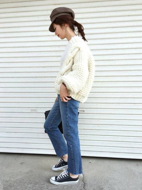 ざっくりニット