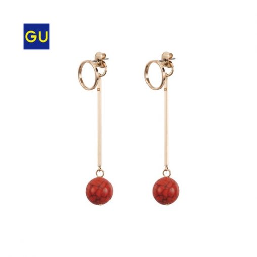 メタルバー&カラーボールピアス メタルバー&カラーボールピアス