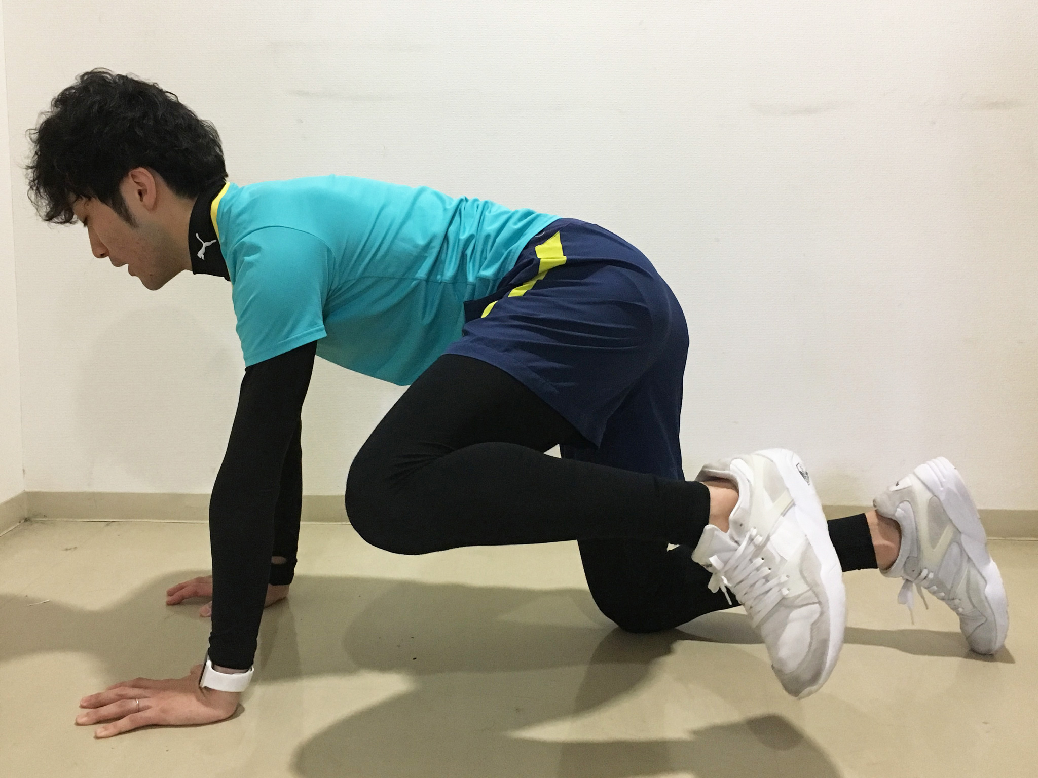 体幹を強めるスパイダーエクササイズ2