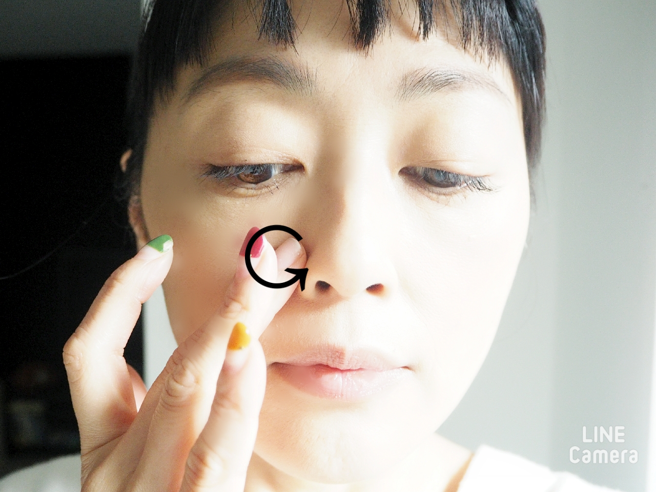 丁寧に色を補正しましょう